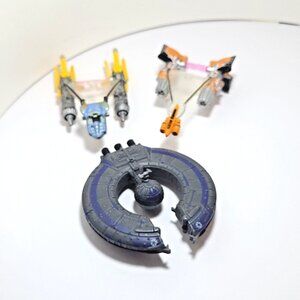 Star Wars Pod Racers Anakin's Sebulba's Titanium Trade Federation Battleship